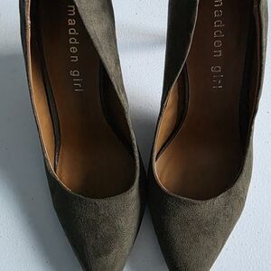 Madden Girl Dark Green Heels